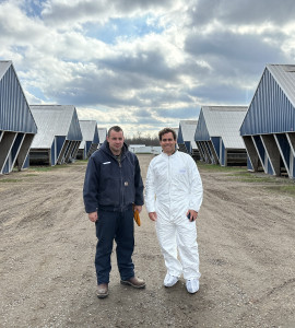 Fur Commission USA visit Goodrich Mink Farm