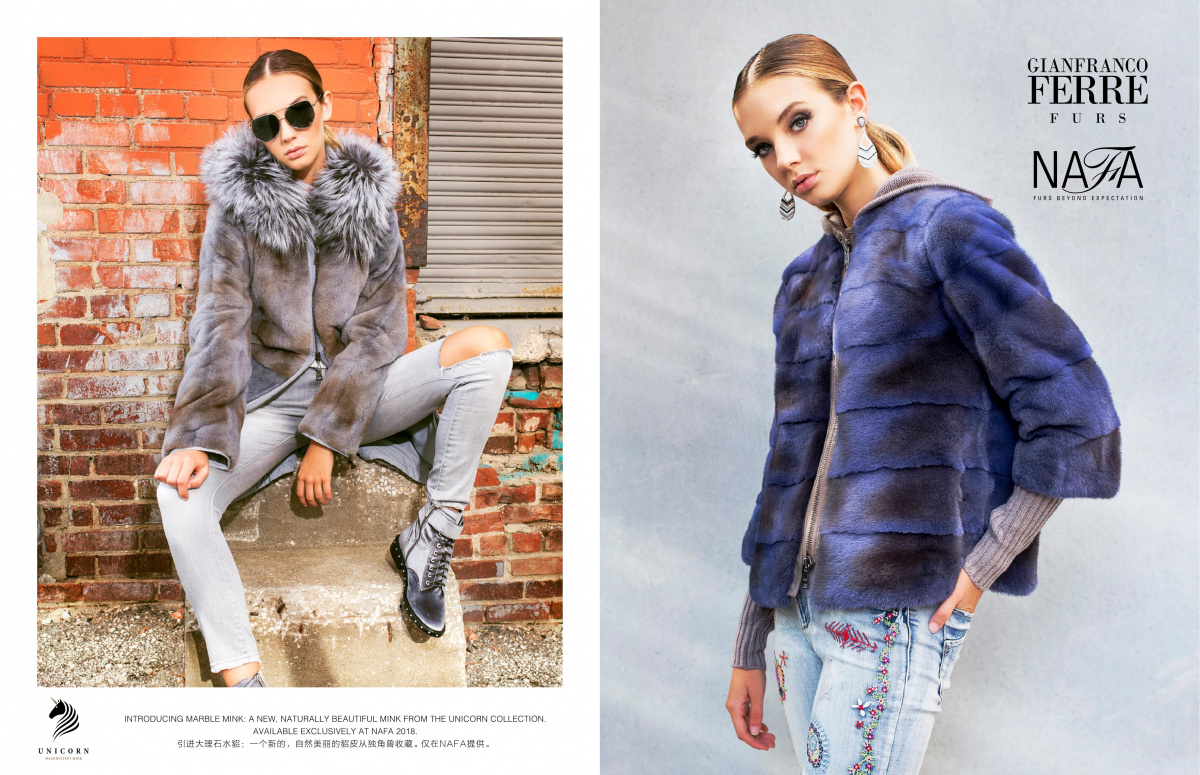 Image: Gianfranco Ferre Furs debuts Unicorn Marble Mink